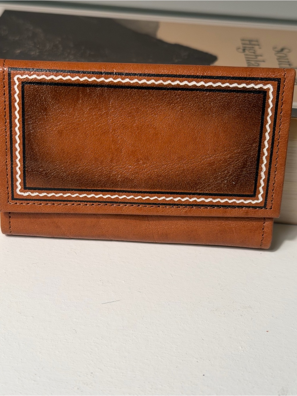 Vintage Princess Gardner Leather Keyholder Wallet. Genuine Leather.